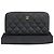 Timeless Cartera larga clásica atemporal Chanel Coco Mark Matelassé Negro