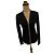 Tom Ford Camicia nera con zip in acciaio Nero