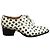 Derbies Free Lance in pelle verniciata bianca Bianco