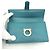 Borsa a Spalla Gancini Salvatore Ferragamo Blu Turchese - vista 4