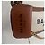 Autre Marque Bolsa transversal Balmain B-Army em lona e couro creme e marrom - vista 4