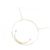 Autre Marque Collana Enasoluna K10 Gold Diamond D'oro - vista 3