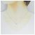 Autre Marque Collana a Cuore con Diamanti in Oro Bianco Au750 Ponte Vecchio Argento - vista 6