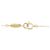 Autre Marque Collana Ahkah Au750 Diamond Heart D'oro - vista 5