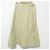 Autre Marque Falda larga de lino y algodón slub ebure Beige