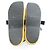 Marni Lackleder Flatform Sandalen Schwarz - Ansicht 6