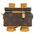 Louis Vuitton Monogram Leder Pinoculas Schultertasche Braun - Ansicht 2