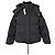 Ami Paris Ton-in-Ton schwarze Pufferjacke