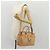 Chloé Borsa a mano in pelle Chloe Kate 2 in 1 Beige Oro Auth BA8784 D'oro - vista 26