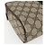 GUCCI GG Supreme Web Sherry Line Clutch Bag PVC Beige Oro 63 01 012 Auth mr1689 D'oro - vista 16