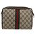 GUCCI GG Supreme Web Sherry Line Clutch Bag PVC Beige Oro 63 01 012 Auth mr1689 D'oro - vista 2