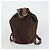 Borsa tote MCM Logogram Vicetos in PVC 2 pezzi Marrone Blu Navy Auth 151690 - vista 11