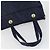 Borsa tote MCM Logogram Vicetos in PVC 2 pezzi Marrone Blu Navy Auth 151690 - vista 5