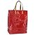 LOUIS VUITTON Monogram Vernis Reade MM Borsa a Mano Rossa M91086 LV Auth 159938 Rosso