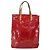 LOUIS VUITTON Monogram Vernis Reade MM Borsa a Mano Rossa M91086 LV Auth 159938 Rosso - vista 2