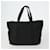 PRADA Borsa a Mano Nylon 3 Pezzi Nera Auth 151495 Nero - vista 2