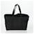 PRADA Borsa a Mano Nylon 3 Pezzi Nera Auth 151495 Nero - vista 3