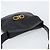Borsa a Spalla Gancini in Pelle Nera e Oro Salvatore Ferragamo Auth 156463 Nero D'oro - vista 6