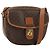 Céline Bolso de Hombro de Lona Macadam CELINE en Cuero PVC Marrón Dorado Auth 156444 Castaño