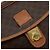 Céline Bolso de Hombro de Lona Macadam CELINE en Cuero PVC Marrón Dorado Auth 156444 Castaño - vista 17