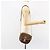 Céline Bolso de Hombro de Lona Macadam CELINE en Cuero PVC Marrón Dorado Auth 156444 Castaño - vista 23