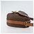 Céline Bolso de Hombro de Lona Macadam CELINE en Cuero PVC Marrón Dorado Auth 156444 Castaño - vista 3