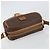 Céline Bolso de Hombro de Lona Macadam CELINE en Cuero PVC Marrón Dorado Auth 156444 Castaño - vista 6