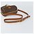 Céline Bolso de Hombro de Lona Macadam CELINE en Cuero PVC Marrón Dorado Auth 156444 Castaño - vista 7