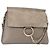 Chloé Borsa a Spalla Chloe Fay in Pelle Scamosciata Beige Oro Auth BA8909 D'oro