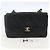 CHANEL Matelassé 25 Borsa a Spalla con Catena in Pelle di Agnello Nera Oro CC Auth 158905SAM Nero D'oro - vista 12