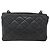 CHANEL Matelassé 25 Borsa a Spalla con Catena in Pelle di Agnello Nera Oro CC Auth 158905SAM Nero D'oro - vista 2