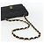 CHANEL Matelassé 25 Borsa a Spalla con Catena in Pelle di Agnello Nera Oro CC Auth 158905SAM Nero D'oro - vista 7
