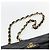 CHANEL Matelassé 25 Borsa a Spalla con Catena in Pelle di Agnello Nera Oro CC Auth 158905SAM Nero D'oro - vista 8