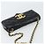Sac à bandoulière matelassé CHANEL en cuir d'agneau noir avec chaîne dorée CC Auth ki6227 - vue 6