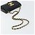 Sac à bandoulière matelassé CHANEL en cuir d'agneau noir avec chaîne dorée CC Auth ki6227 - vue 7