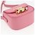 Céline CELINE Triomphe Mini Claude Borsa a Spalla in Pelle di Vitello Rosa Oro Auth 153596SAM D'oro - vista 15
