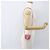 Céline CELINE Triomphe Mini Claude Borsa a Spalla in Pelle di Vitello Rosa Oro Auth 153596SAM D'oro - vista 20