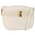 Borsa a Spalla Gancini in Pelle Bianca e Oro Auth BA8782 di Salvatore Ferragamo Bianco D'oro