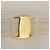 Borsa a Spalla Gancini in Pelle Bianca e Oro Auth BA8782 di Salvatore Ferragamo Bianco D'oro - vista 17