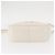 Borsa a Spalla Gancini in Pelle Bianca e Oro Auth BA8782 di Salvatore Ferragamo Bianco D'oro - vista 5