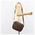 Céline Borsa a spalla in tela Macadam CELINE in pelle PVC marrone e oro Auth fm4980 D'oro - vista 22