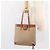Céline Borsa Tote in Tela Macadam CELINE PVC Beige Oro Auth 156447 D'oro - vista 23