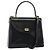 BALLY Borsa a mano in pelle 2 vie Nero Oro Auth 159743 D'oro