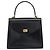 BALLY Borsa a mano in pelle 2 vie Nero Oro Auth 159743 D'oro - vista 13