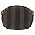 Pequin Borsa a Spalla in Tela Pecan FENDI PVC Nero Marrone oro Auth 155395 D'oro - vista 2