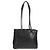 Borsa a Spalla con Catena Prada in Pelle e Nylon Nera Auth ep12271 Nero