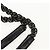 Borsa a Spalla con Catena Prada in Pelle e Nylon Nera Auth ep12271 Nero - vista 10