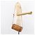 Borsa a Spalla MCM Logogram Vicetos in Pelle PVC Marrone Oro Auth gh1398 D'oro - vista 19