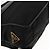 Borsa a Spalla PRADA in Nylon Pelle Nera Oro Auth ki6206 Nero D'oro - vista 15