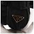 Borsa a Spalla PRADA in Nylon Pelle Nera Oro Auth ki6206 Nero D'oro - vista 19